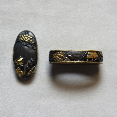 Fuchi Kashira, Landschaftsszene