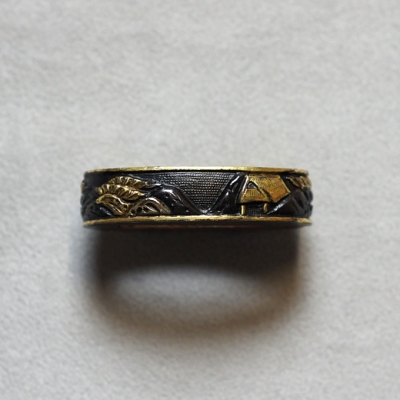 Fuchi Kashira, Landschaftsszene